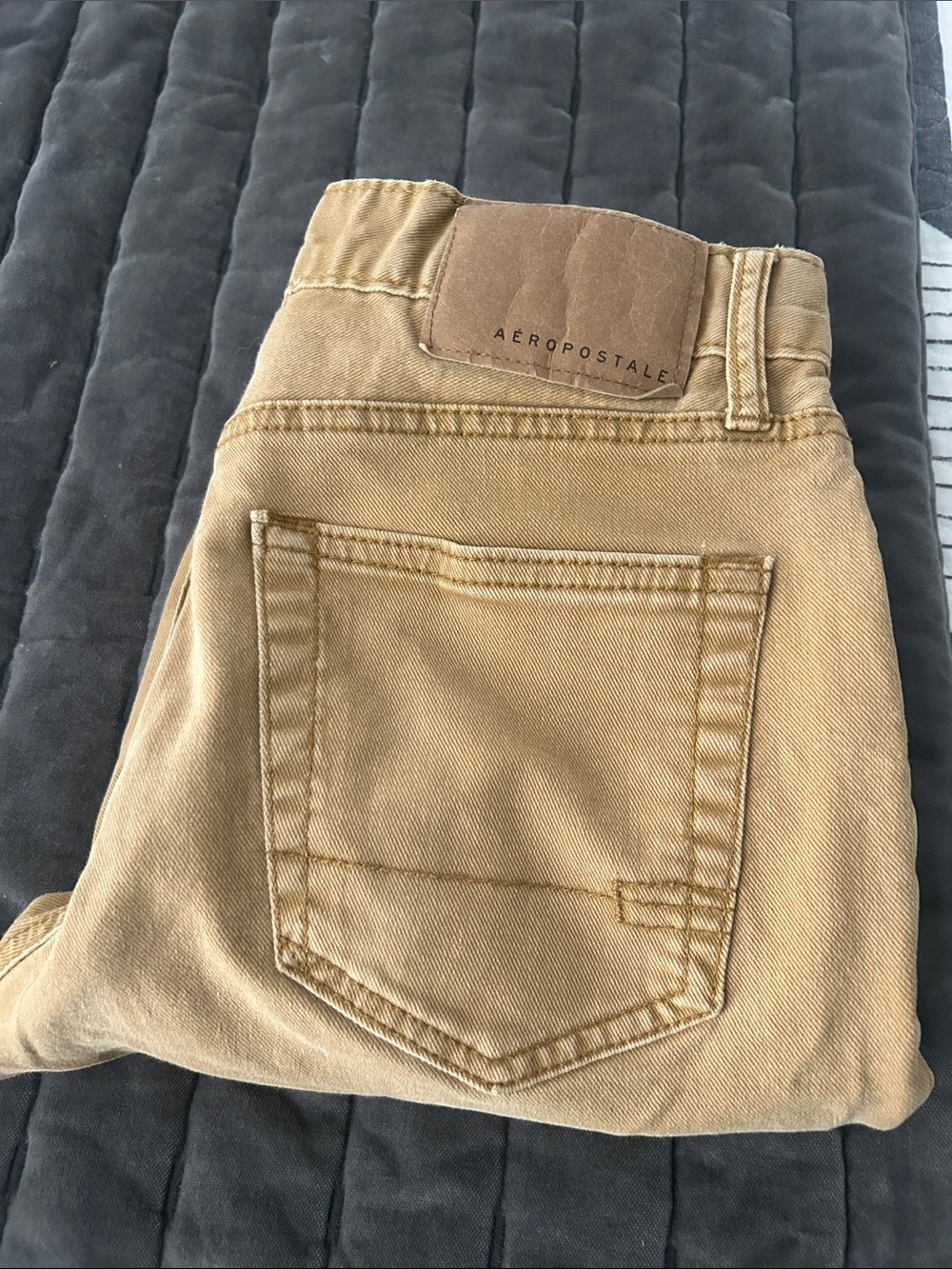 Aeropostale Men’s Tan Skinny Jeans